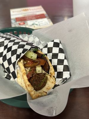 Falafel sandwich   at King O Falafel in Kissimmee