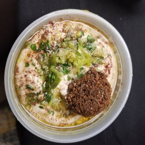 Everything had soooo much oil at King O Falafel in Kissimmee