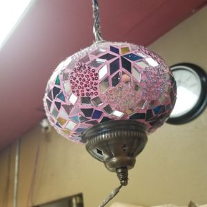 Beautiful lamps at King O Falafel in Kissimmee