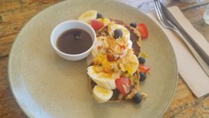 Pancakes at Pure Wholefoods in Manly