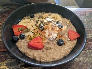 Breakfast at Pure Wholefoods in Manly