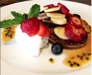 coconut gliten free pancakes  at Pure Wholefoods in Manly