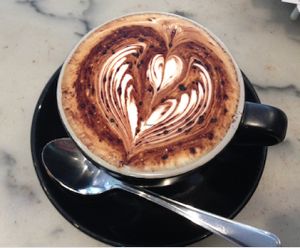 coffee  at Pure Wholefoods in Manly