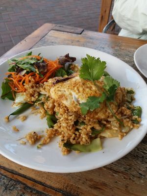 Nasi goreng at Pure Wholefoods in Manly