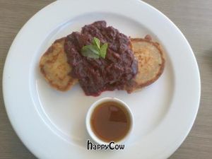 Buckwheat pancakes (vegan) at Pure Wholefoods in Manly