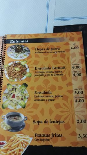 Page 1 at La Puerta de Syria in Granada