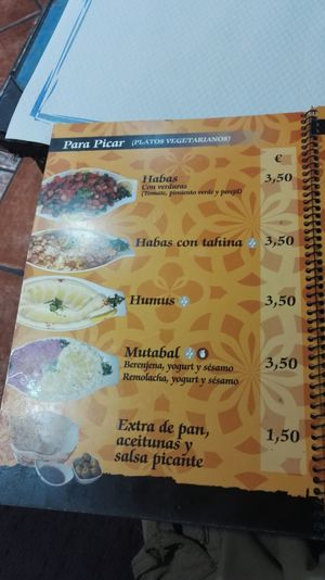 Page 2 at La Puerta de Syria in Granada