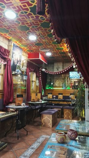 Decor at La Puerta de Syria in Granada