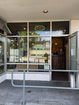 Entrance at Broadfork Cafe in Seattle