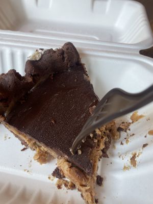 Chocolate peanut butter pie  at Broadfork Cafe in Seattle