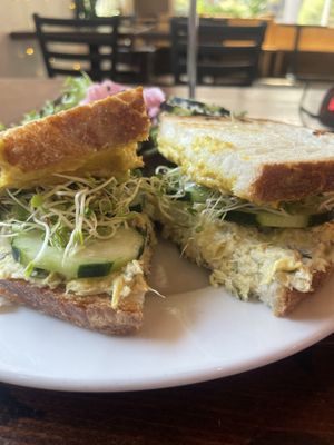 Artichoke melt  at Broadfork Cafe in Seattle