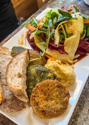 bis di falafel  at Sullaluna in Venice