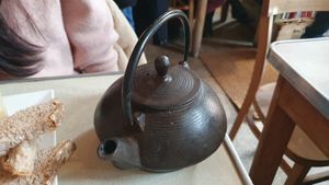 Herbal tea at Sullaluna in Venice