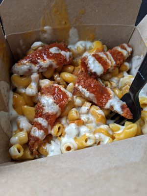 Buffalo Mac n Cheese at Birch Bark Eatery in Glen Falls