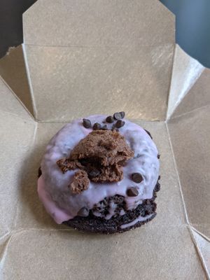 Raspberry Dougbnut at Birch Bark Eatery in Glen Falls