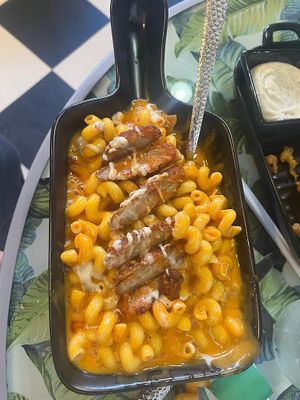 Buffalo chckn Mac & Cheez  at Birch Bark Eatery in Glen Falls