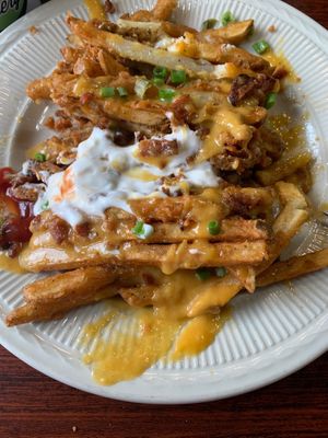 Loaded fries at Birch Bark Eatery in Glen Falls