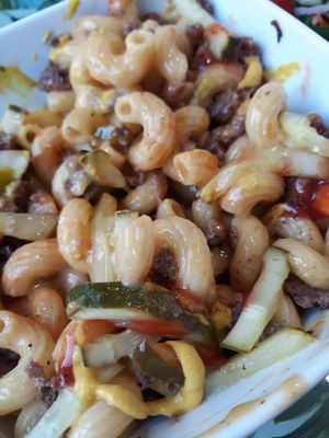 Cheeseburger Mac & Cheese at Birch Bark Eatery in Glen Falls