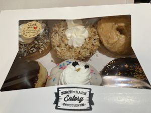 1/2 dozen donut pack  at Birch Bark Eatery in Glen Falls