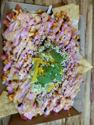 Share nachos at Goodness Gracias in Palm Beach