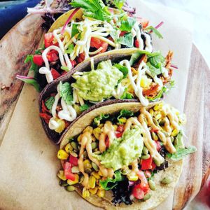 Taco trio  at Goodness Gracias in Palm Beach