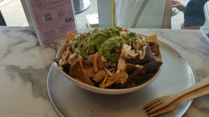 Nachos (asked for them to put them in a bowl) at Goodness Gracias in Palm Beach