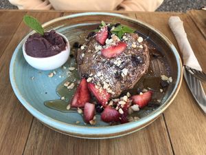 Pancakes   at Niche & Co in Tugun