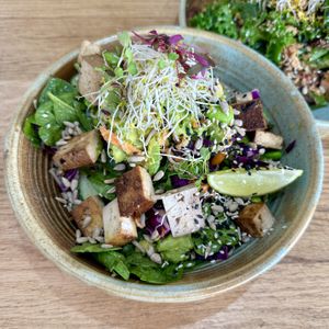 Vegan Japanese bowl  at Niche & Co in Tugun