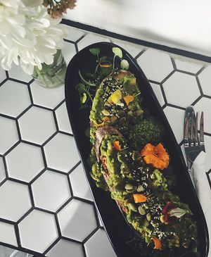 Avocado toast at Niche & Co in Tugun