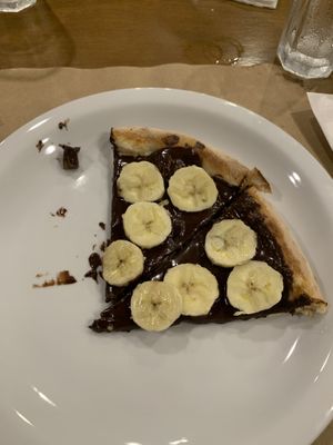 Chocolate pizza   at Fratelli Basilico in Sao Paulo