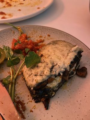 Veg lasange. Awesome at Mark & Vinny's Spaghetti & Spritz in Surry Hills