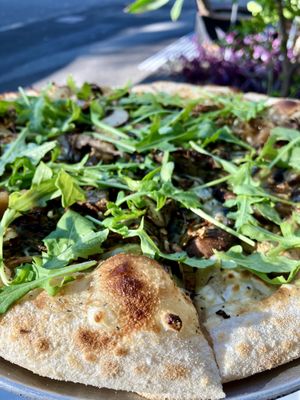 Truffle pizza bianca  at Mark & Vinny's Spaghetti & Spritz in Surry Hills