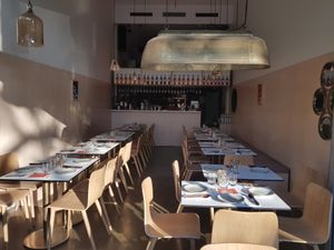 Interior at Mark & Vinny's Spaghetti & Spritz in Surry Hills