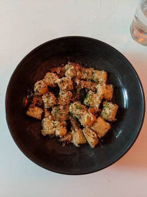 Vegan gnocchi at Mark & Vinny's Spaghetti & Spritz in Surry Hills