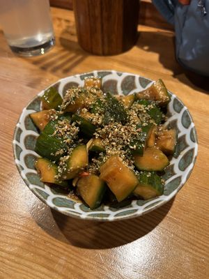 Asazuke (Spicy cucumber salat)  at Karma Ramen - Wienzeile in Vienna
