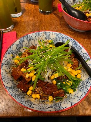 Yakisoba with Tofu at Karma Ramen - Wienzeile in Vienna