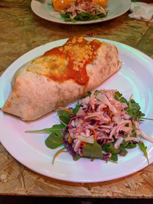 baked burrito at The Hungry Mexican in Dublin