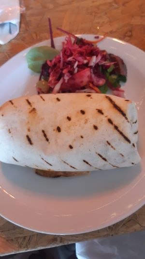 Vegan burrito at The Hungry Mexican in Dublin