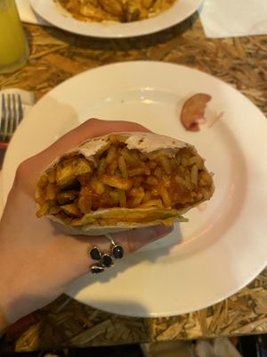 Plantain burrito   at The Hungry Mexican in Dublin