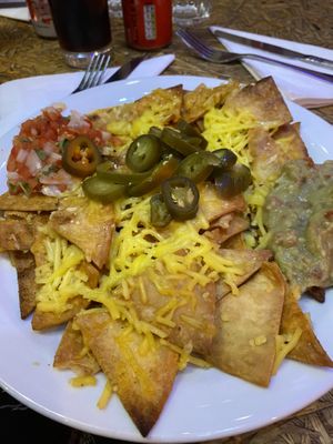 Vegan grande nachos  at The Hungry Mexican in Dublin