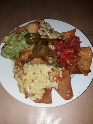 Vegan nachos at The Hungry Mexican in Dublin