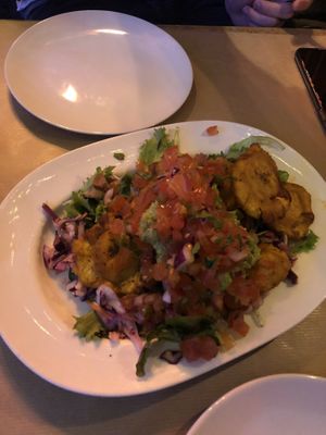 Plantain starter at The Hungry Mexican in Dublin