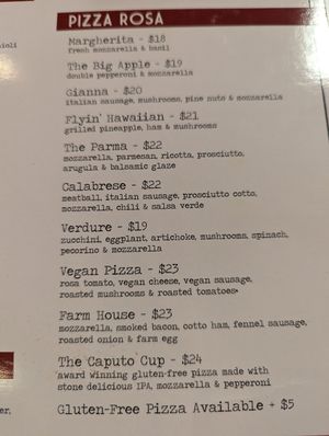 Vegan pizza at Flour & Barley in Las Vegas