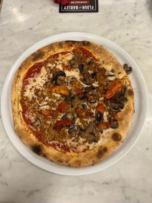 Vegan Pizza at Flour & Barley in Las Vegas