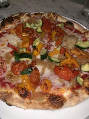 Built my own with vegan cheese and veggies  at Flour & Barley in Las Vegas