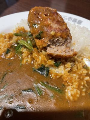 Vegetarian hamburger   at CoCo Ichibanya - JR Akihabara in Tokyo