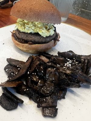 Big boi with mushrooms on the side  at Ruby Lonesome in Petersham