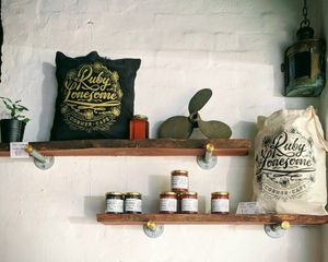 Merch and preserves at Ruby Lonesome in Petersham