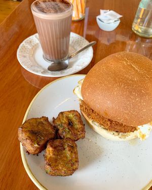 The Working Girl with homemade hash browns at Ruby Lonesome in Petersham