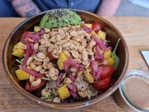 Happiness bowl at Blackbird in Bruges